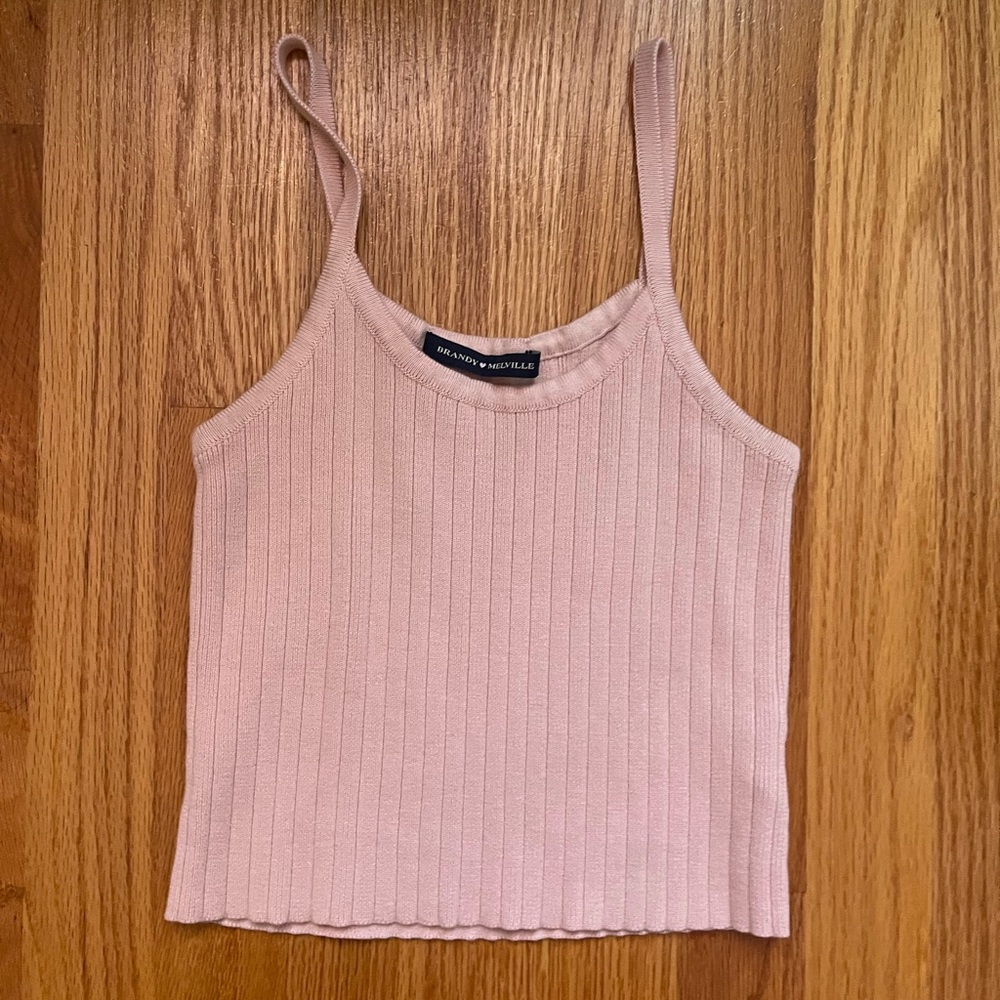 Brandy Melville Ella Tank in Pink